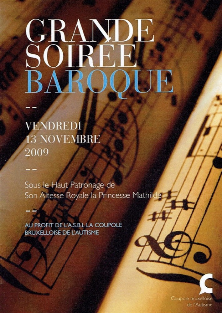 Affiche du concert : Grande Soirée Baroque (2009) - Choeur Nuovo Marco
