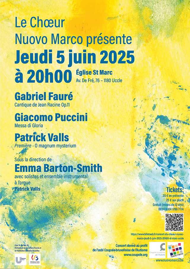 Affiche du concert de Nuovo Marco 2025